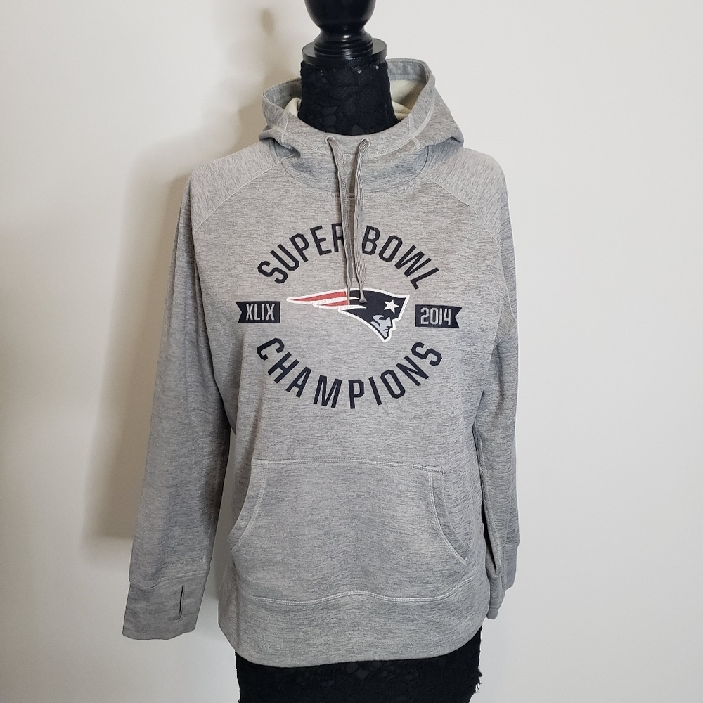 Nike NFL Vintage 2014 New England Patriots Sweatshirt Therma- Fit Hoodie‎ Large